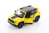 2017 Jeep Renegade Trailhawk - YELLOW - 1/24 Scale Diecast Metal Model by Welly