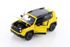 2017 Jeep Renegade Trailhawk - YELLOW - 1/24 Scale Diecast Metal Model by Welly