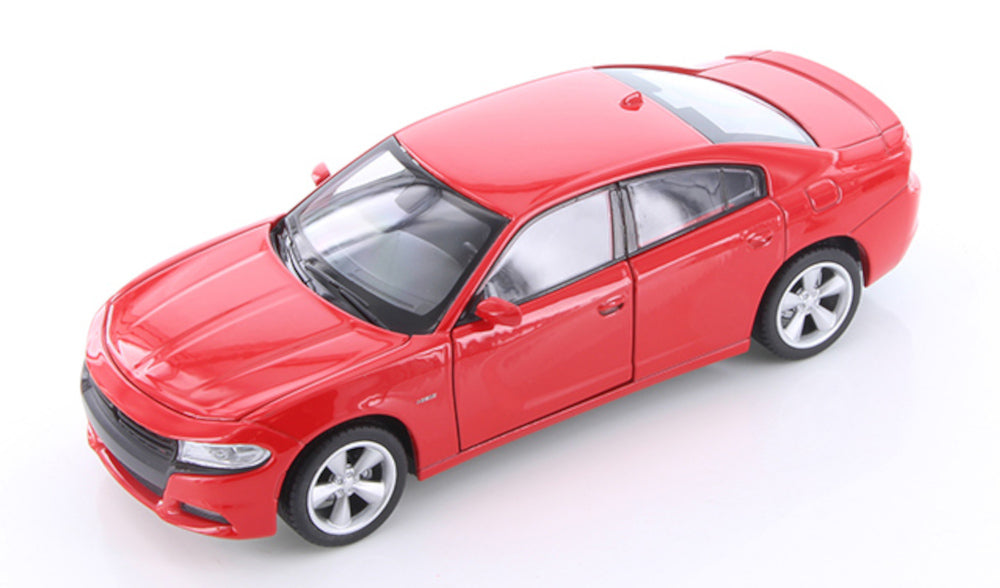 2016 Dodge Charger R/T - RED - 1/24 Diecast Metal Model by Welly