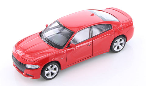 2016 Dodge Charger R/T - RED - 1/24 Diecast Metal Model by Welly