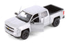 2017 Chevrolet Silverado - SILVER - Z71 1/29 Diecast Metal Model by Welly