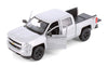 2017 Chevrolet Silverado - SILVER - Z71 1/29 Diecast Metal Model by Welly