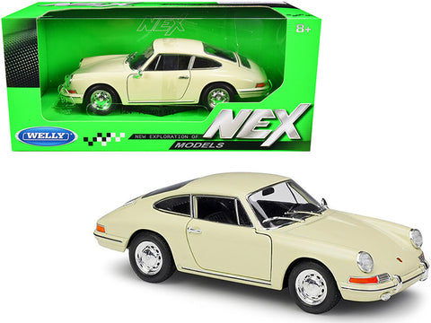 1964 Porsche 911  White 1/24 Diecast Metal Model by Welly