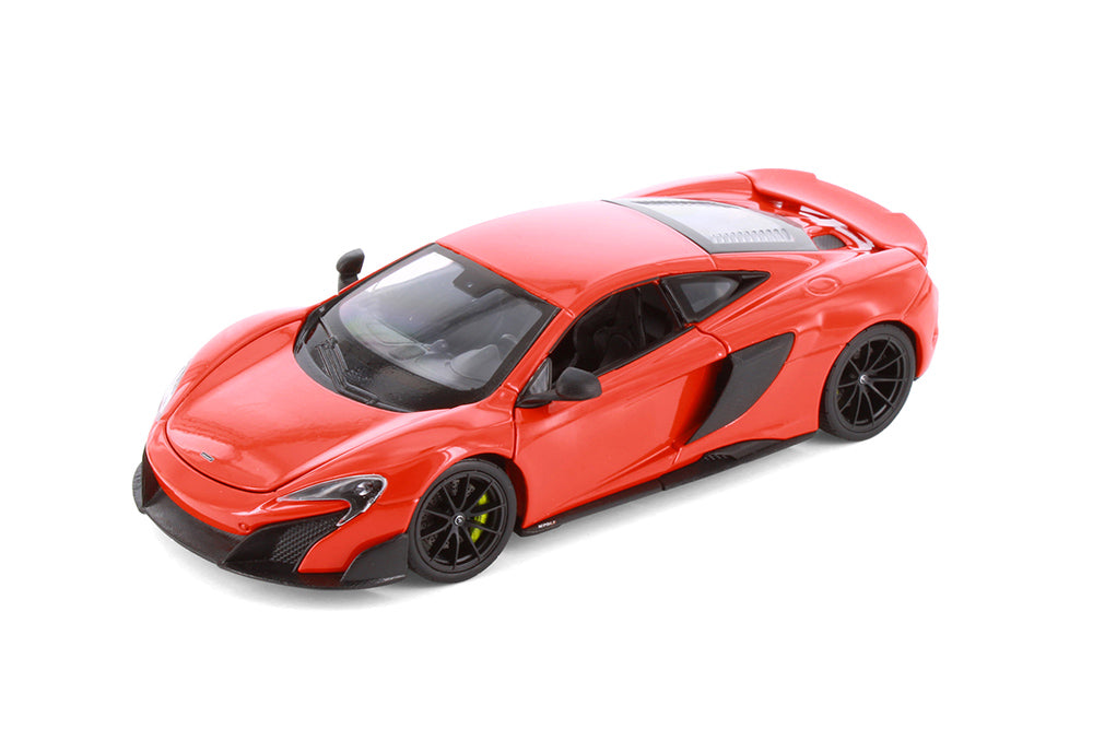 2016 McLaren 675LT - ORANGE RED - 1/24 Diecast Metal Model by Welly