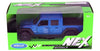2020 Jeep Gladiator - BLUE - 1/27 Diecast Metal Model by Welly