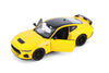 2024 Ford Mustang GT - YELLOW - 1/24 Diecast Metal Model by Welly