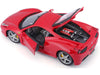 2009 Ferrari 458 Italia F142 - RED - 1/24 Scale Diecast Model by Bburago