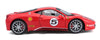 2010 Ferrari 458 challenge #5 F142 - RED - 1/24 Scale Diecast Model by Bburago