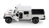 2021 Jeep Gladiator Rubicon Closed Top - WHITE - 1/27 Diecast Metal Model by MotorMax