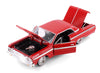 1964 Chevrolet Impala Hard Top - RED  - 1/24 Diecast Metal Model by Showcasts