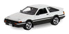 1986 Toyota Sprinter Trueno AE86 - WHITE - 1/24 Scale Diecast Model by Maisto