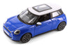 2024 Mini Cooper SE J01 - BLUE - 1/24 Diecast Metal Model by Maisto