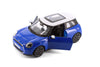2024 Mini Cooper SE J01 - BLUE - 1/24 Diecast Metal Model by Maisto