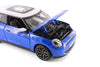 2024 Mini Cooper SE J01 - BLUE - 1/24 Diecast Metal Model by Maisto