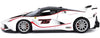 2015 Ferrari FXX-K FXX K #75 LaFerrari - WHITE - 1/24 Scale Diecast Model by Bburago