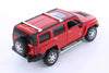 2005 Hummer H3 - RED - 1/24  Scale Diecast Metal Model by Showcasts