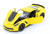 2015 Chevrolet Corvette Z06 - YELLOW - 1/24 Diecast Metal Model by Welly