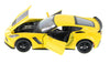 2015 Chevrolet Corvette Z06 - YELLOW - 1/24 Diecast Metal Model by Welly