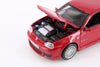 2003 Volkswagen VW Golf R32 - Red - 1/24 Diecast Metal Model by Maisto