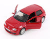 2003 Volkswagen VW Golf R32 - Red - 1/24 Diecast Metal Model by Maisto