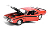 1970 Dodge Challenger T/A - RED - 1/24 Diecast Metal Model by Welly