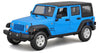 2015 Jeep Wrangler Unlimited - BLUE w/ BOX- 1/24 Scale Diecast Model by Maisto