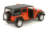 2015 Jeep Wrangler Unlimited - ORANGE - 1/24 Scale Diecast Model by Maisto