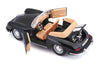 1961 Porsche 356 356B Cabriolet - BLACK - 1/24 Scale Diecast Model by Bburago