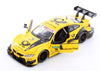 BMW M4 DTM Deutsche Post Racing #16 1/24  Scale Diecast Metal Model by Showcasts