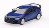 2.75 Inch 2017 Honda Civic Type R - FK8 - Aegean Blue - 1/64 Scale Diecast Model by TSM Model
