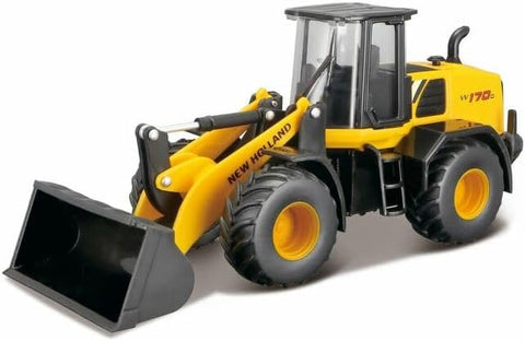 New Holland Agriculture W170 W170D Wheel Loader Tractor 1/50 Scale Diecast Model by BBurago