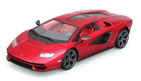 2022 Lamborghini Countach LPI 800-4 - RED - 1/24 Diecast Metal Model by Bburago