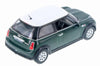 Mini Cooper S 1/28 Scale Diecast Metal Model by Kinsmart - GREEN