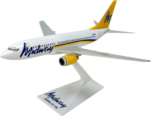 Boeing 737-700 (737) Midway Airlines 1/200 Scale Model by Flight Miniatures
