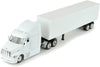Peterbilt Model 387 White Trailer Truck 1/43 Scale Model by NewRay