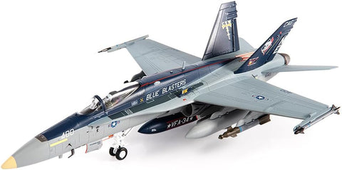 Boeing F/A-18C F/A-18 (F-18) Hornet - VFA-34 "Blue Blasters" USS Carl Vinson, The Last Cruise 2018, - US NAVY - 1/72 Scale diecast model by JC Wings