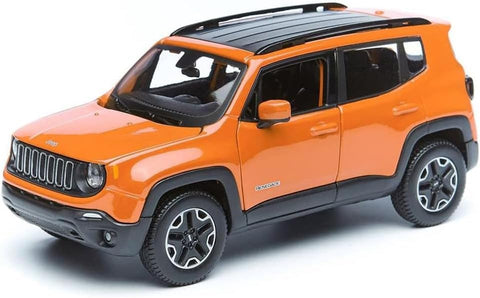 2017 Jeep Renegade - ORANGE - 1/24 Scale Diecast Metal Model by Maisto