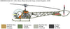 Bell H-13 OH-13 Sioux Helicopter "MASH" US ARMY 1/48 Scale Plastic Model Kit (Assembly Required) by Italeri