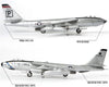Boeing B-47 Stratojet Bomber USAF 1/144 Scale Plastic Model Kit (Assembly Required) by Academy