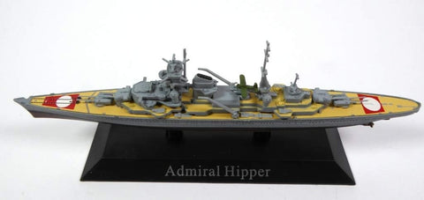 German Cruiser Admiral Hipper 1/1250 Scale Diecast Metal Model by DeAgostini