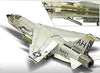 Vought F-8 F-8E Crusader VF-162 "Hunters" NAVY Scale Plastic Model Kit (Assembly Required) by Academy