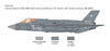 Lockheed F-35 F-35A Lighting II "Beast Mode" - USAF 1/72 Scale Plastic Model Kit (Assembly Required) by Italeri