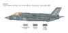 Lockheed F-35 F-35A Lighting II "Beast Mode" - USAF 1/72 Scale Plastic Model Kit (Assembly Required) by Italeri