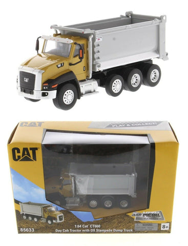 Caterpillar CAT CT660 Day Cab Stampede Dump Truck 1/64 Scale Diecast Model by Diecast Masters