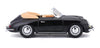 1961 Porsche 356 356B Cabriolet - BLACK - 1/24 Scale Diecast Model by Bburago