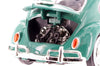1966 Volkswagen VW Classic Beetle - GREEN - 1/24 Scale Diecast Metal Model by Showcasts w/ BOX