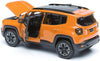 2017 Jeep Renegade - ORANGE - 1/24 Scale Diecast Metal Model by Maisto