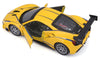 2016 Ferrari 488 challenge #25 - YELLOW - 1/24 Scale Diecast Model by Bburago