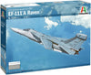 General Dynamics–Grumman - Lockheed Martin F-111 EF-111 EF-111A Raven - USAF 1/72 Scale Plastic Model Kit (Assembly Required) by Italeri