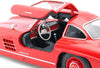 1954 Mercedes-Benz 300 SL - RED - 1/24 Diecast Metal Model by Welly